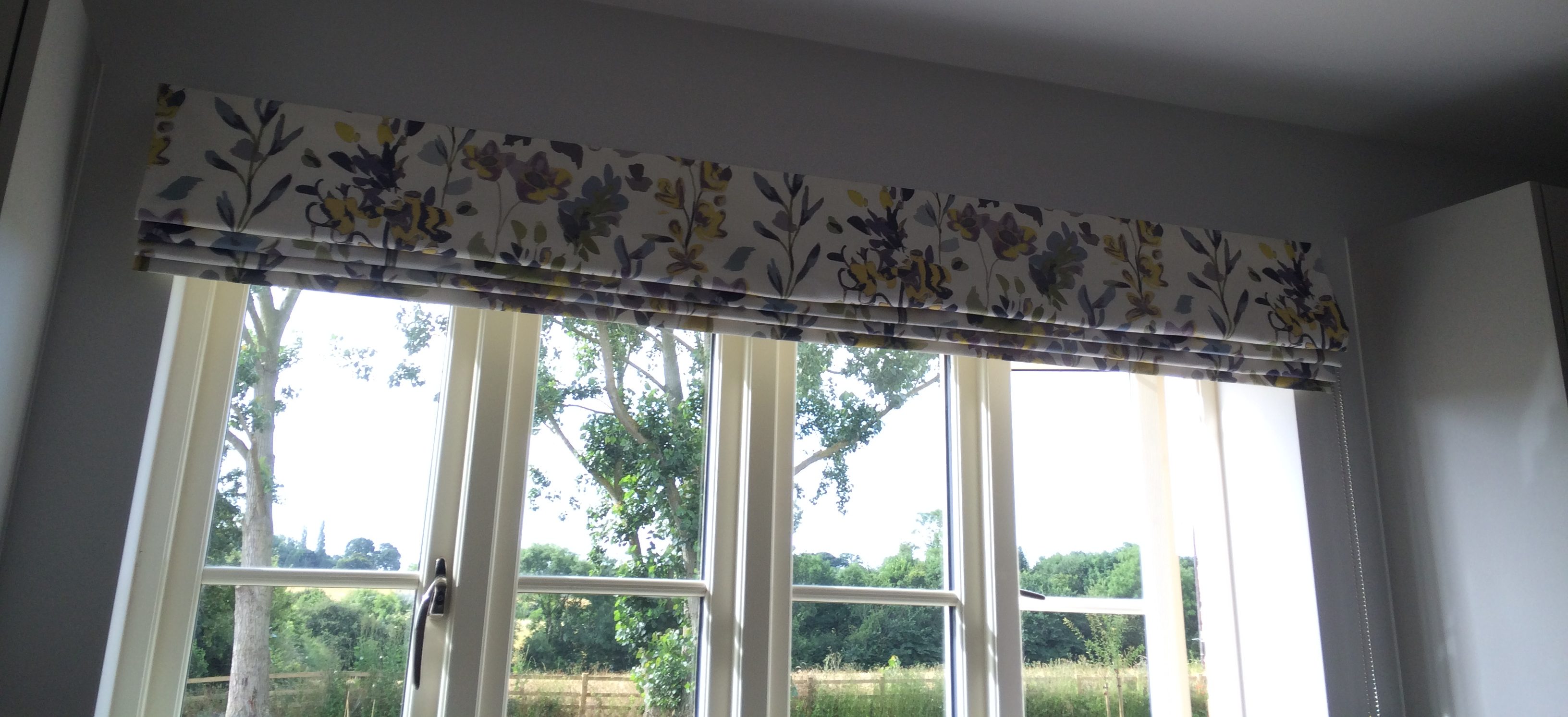 Floral Window Blind