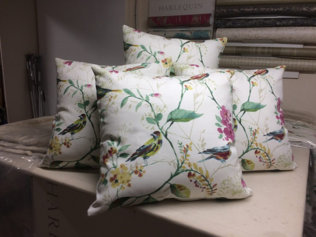 Cushions with print